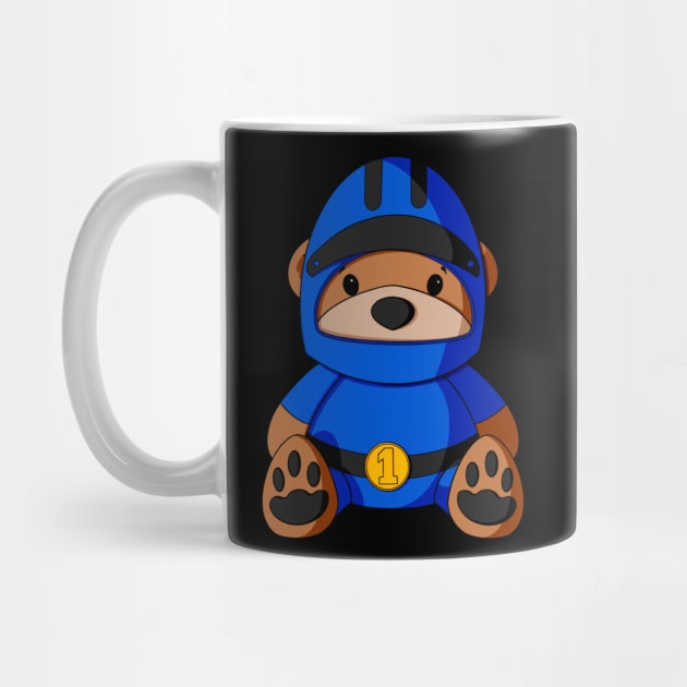 Racer Teddy Bear by Alisha Ober Designs